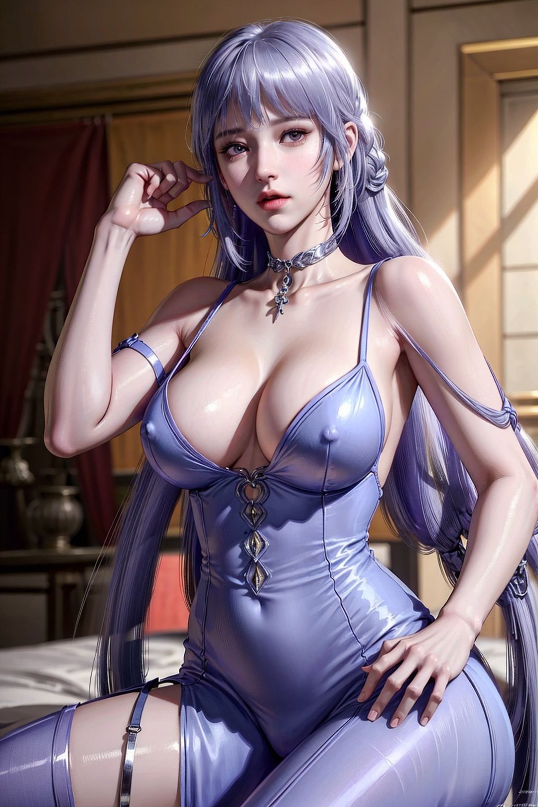 《[AI繪畫]國漫鬥羅大陸女主小舞.千仞雪.白沈香.胡列娜.波賽西.朱竹清.寧榮榮.阿銀》漫画 第09話