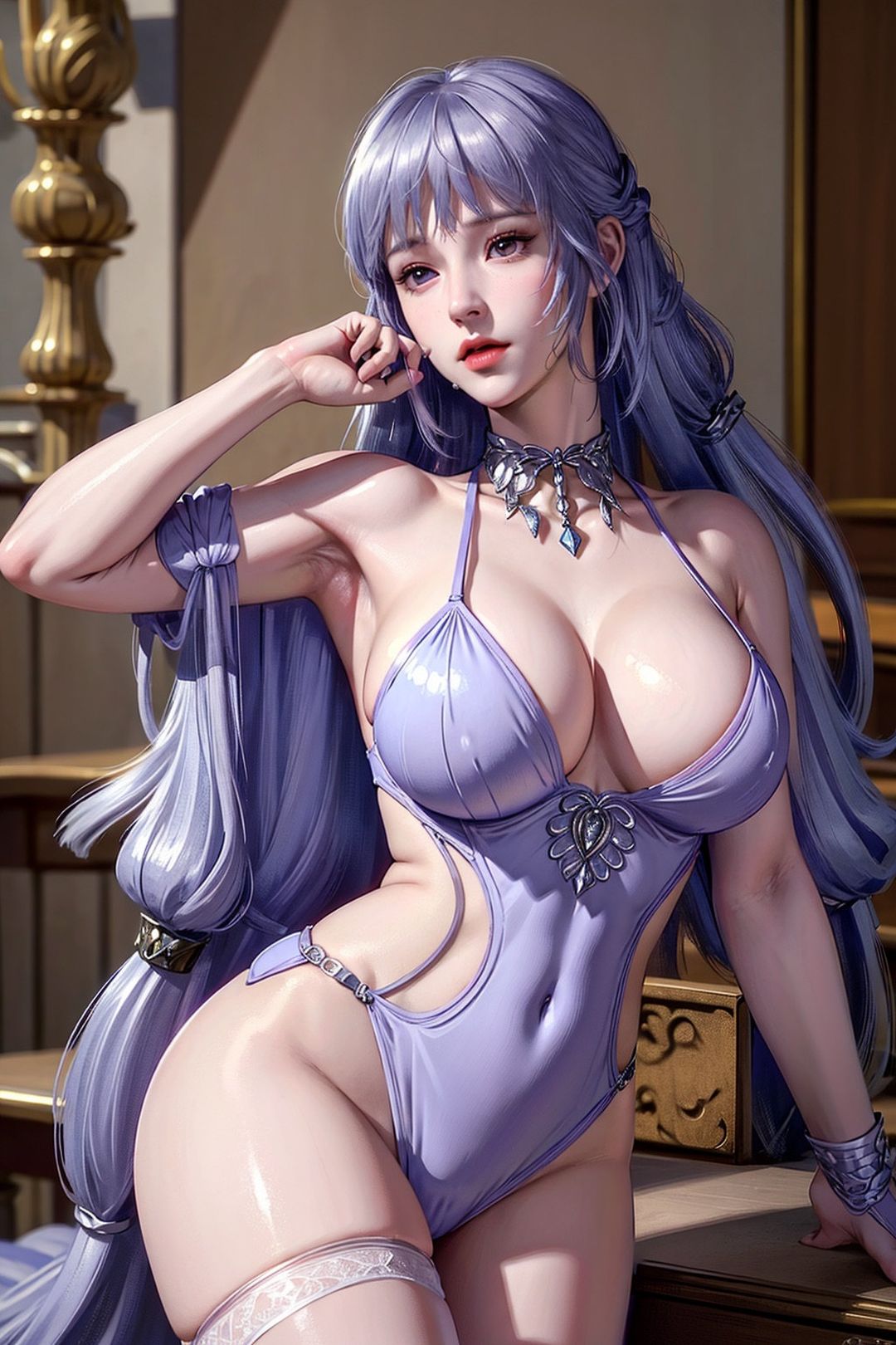 《[AI繪畫]國漫鬥羅大陸女主小舞.千仞雪.白沈香.胡列娜.波賽西.朱竹清.寧榮榮.阿銀》漫画 第09話