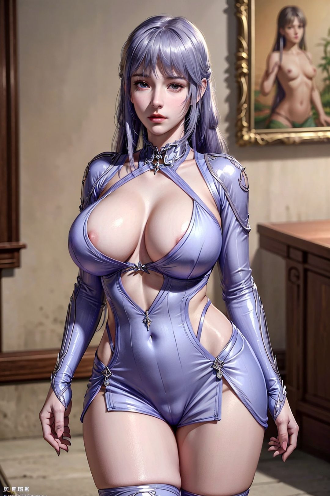 《[AI繪畫]國漫鬥羅大陸女主小舞.千仞雪.白沈香.胡列娜.波賽西.朱竹清.寧榮榮.阿銀》漫画 第09話