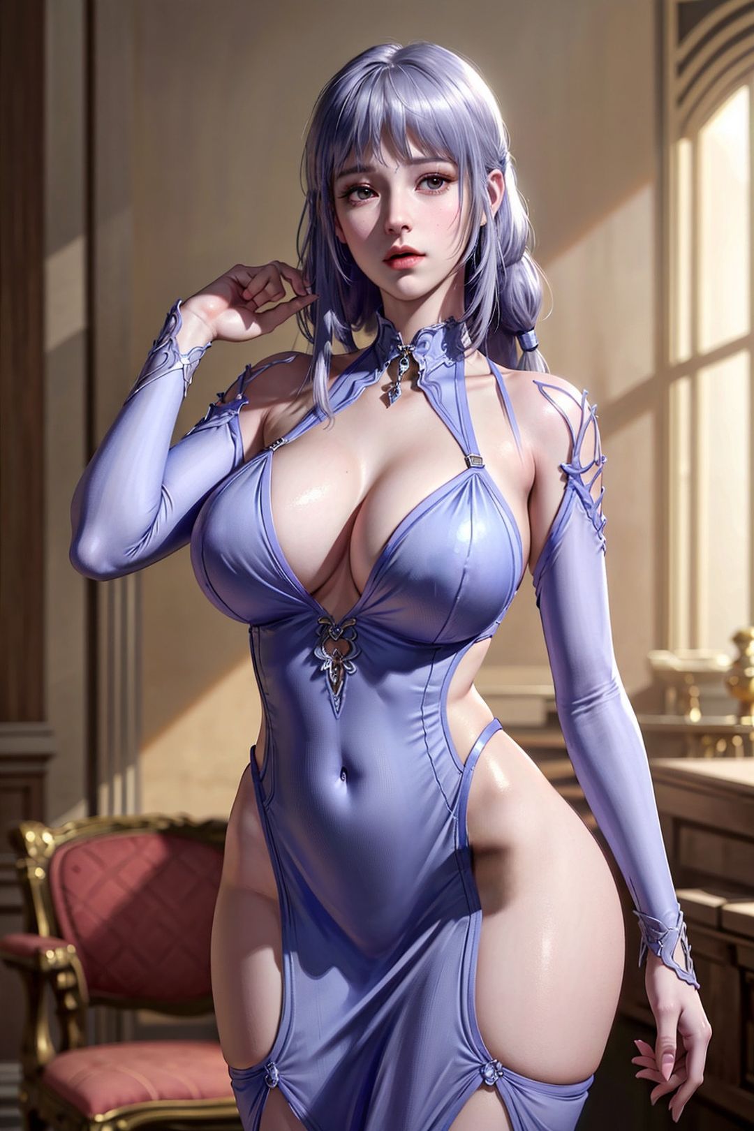 《[AI繪畫]國漫鬥羅大陸女主小舞.千仞雪.白沈香.胡列娜.波賽西.朱竹清.寧榮榮.阿銀》漫画 第09話