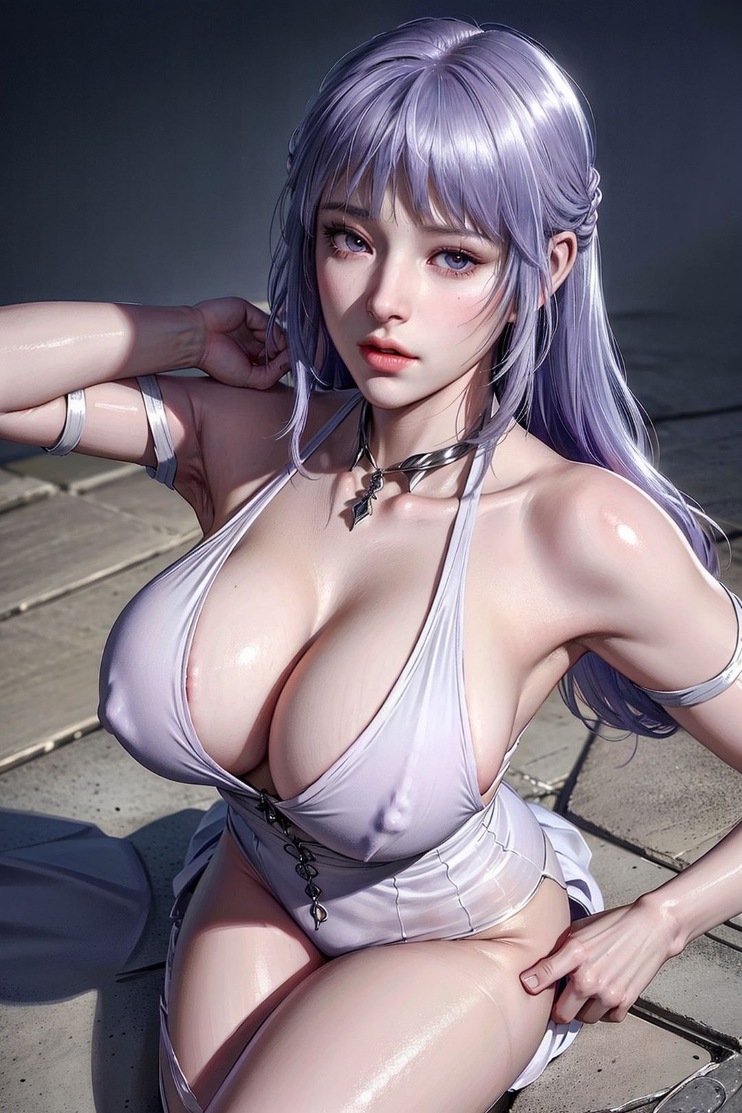 《[AI繪畫]國漫鬥羅大陸女主小舞.千仞雪.白沈香.胡列娜.波賽西.朱竹清.寧榮榮.阿銀》漫画 第09話