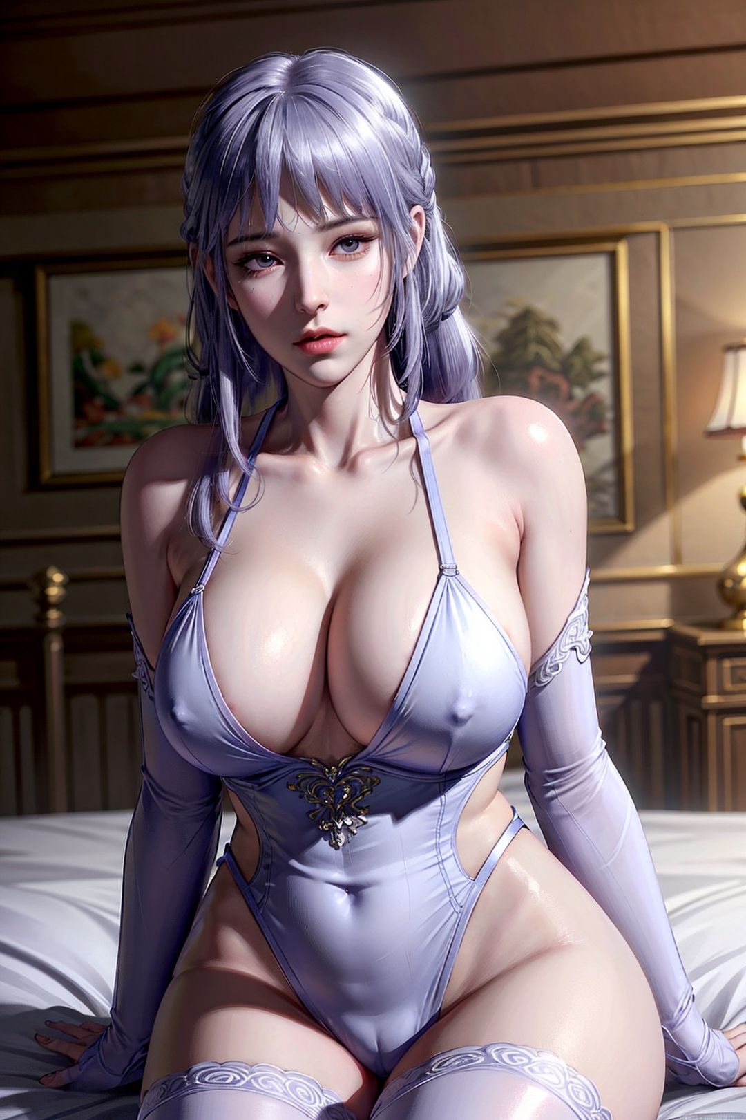 《[AI繪畫]國漫鬥羅大陸女主小舞.千仞雪.白沈香.胡列娜.波賽西.朱竹清.寧榮榮.阿銀》漫画 第09話