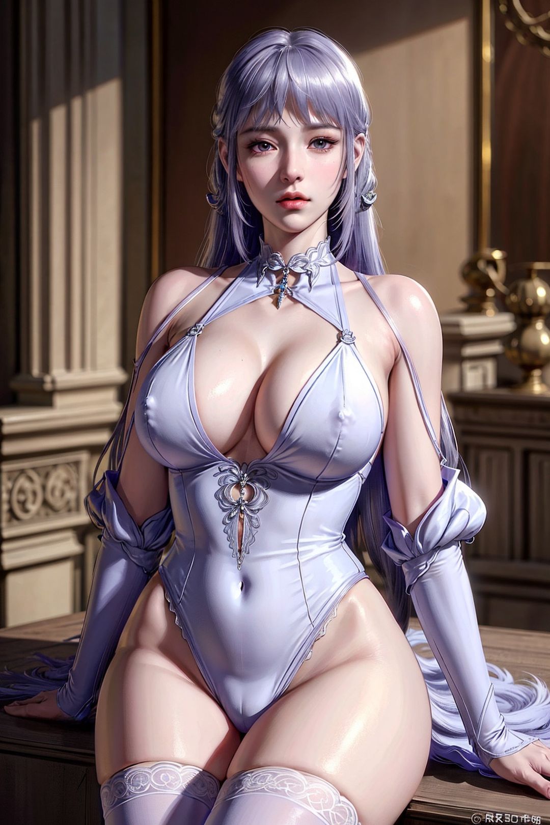《[AI繪畫]國漫鬥羅大陸女主小舞.千仞雪.白沈香.胡列娜.波賽西.朱竹清.寧榮榮.阿銀》漫画 第09話