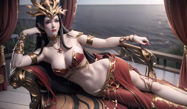 《[AI繪畫]國漫女主阿七.薔薇.高瑤.小舞.雲曦.應天王後.美杜莎》漫画 第10話