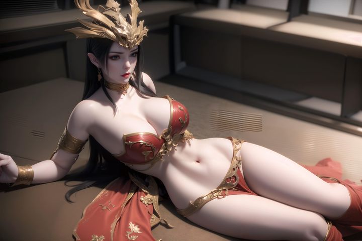 《[AI繪畫]國漫女主阿七.薔薇.高瑤.小舞.雲曦.應天王後.美杜莎》漫画 第10話