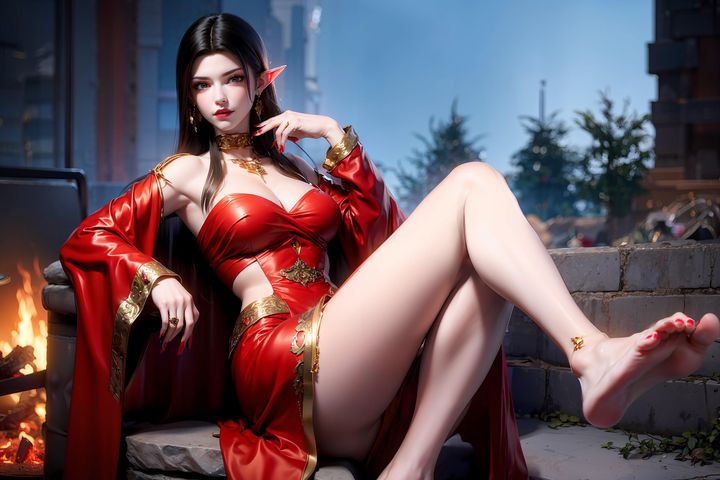 《[AI繪畫]國漫女主阿七.薔薇.高瑤.小舞.雲曦.應天王後.美杜莎》漫画 第10話