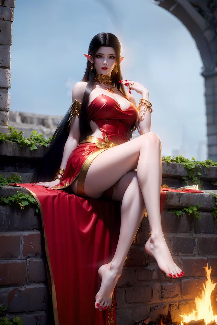 《[AI繪畫]國漫女主阿七.薔薇.高瑤.小舞.雲曦.應天王後.美杜莎》漫画 第10話
