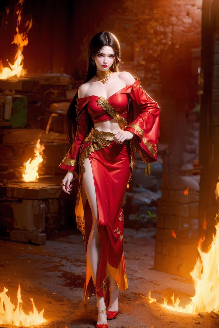 《[AI繪畫]國漫女主阿七.薔薇.高瑤.小舞.雲曦.應天王後.美杜莎》漫画 第10話
