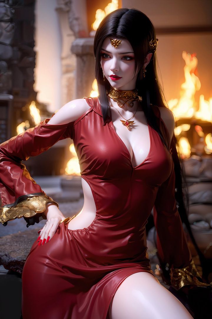 《[AI繪畫]國漫女主阿七.薔薇.高瑤.小舞.雲曦.應天王後.美杜莎》漫画 第10話