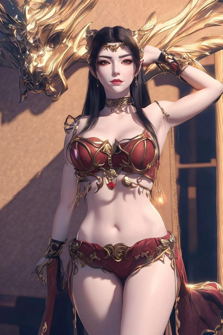 《[AI繪畫]國漫女主阿七.薔薇.高瑤.小舞.雲曦.應天王後.美杜莎》漫画 第11話