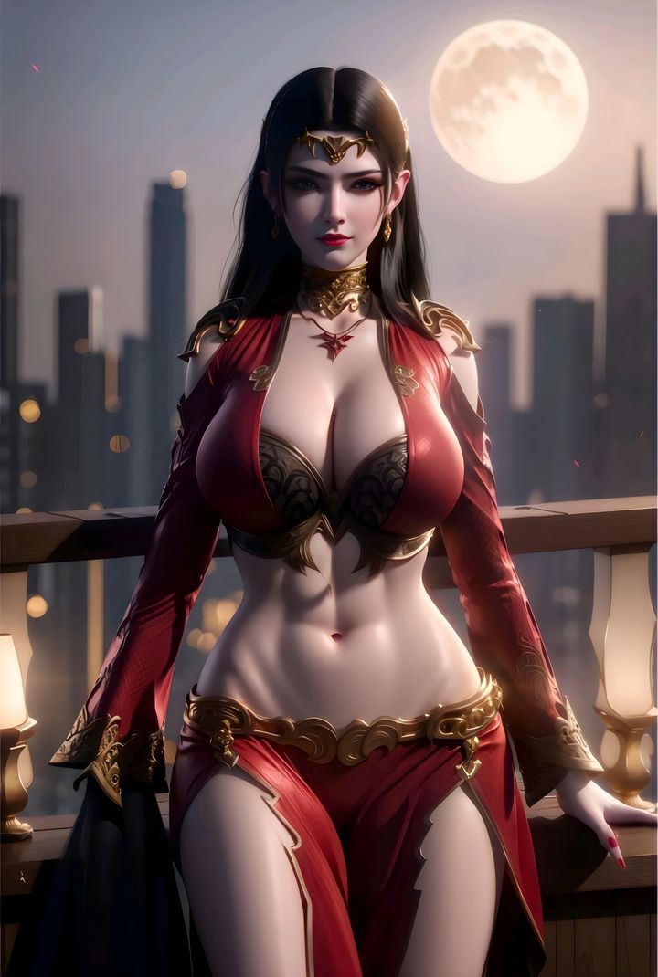《[AI繪畫]國漫女主阿七.薔薇.高瑤.小舞.雲曦.應天王後.美杜莎》漫画 第13話-最終話