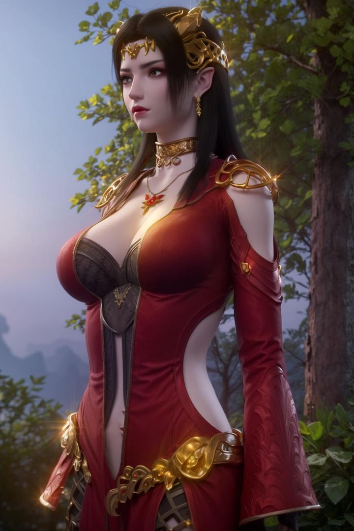 《[AI繪畫]國漫女主阿七.薔薇.高瑤.小舞.雲曦.應天王後.美杜莎》漫画 第13話-最終話
