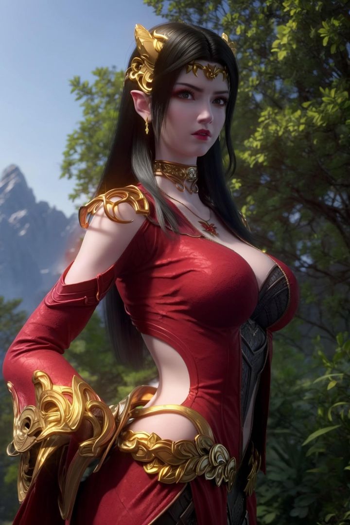 《[AI繪畫]國漫女主阿七.薔薇.高瑤.小舞.雲曦.應天王後.美杜莎》漫画 第13話-最終話