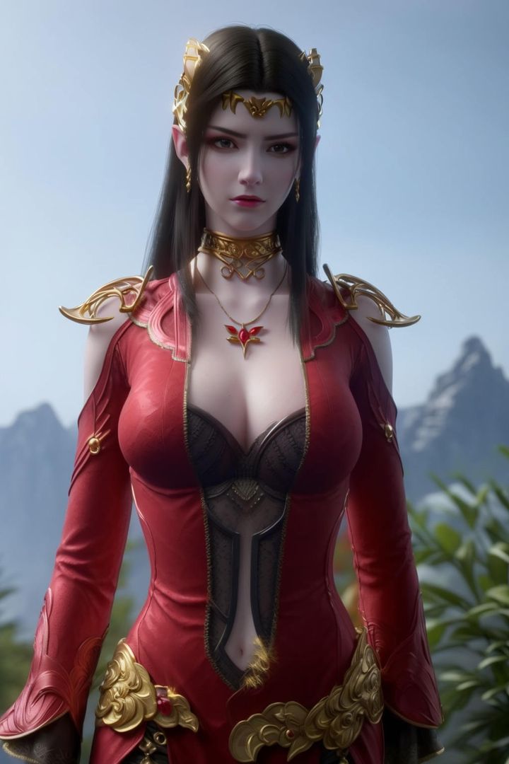 《[AI繪畫]國漫女主阿七.薔薇.高瑤.小舞.雲曦.應天王後.美杜莎》漫画 第13話-最終話
