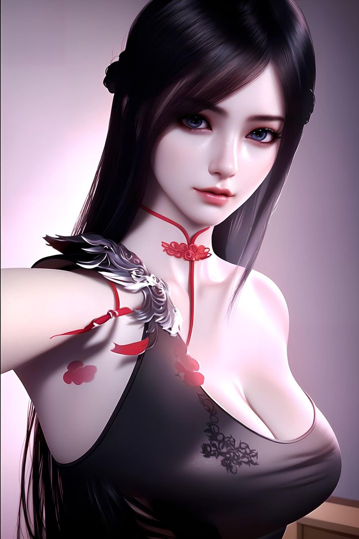 《[AI繪畫]國漫女主阿七.薔薇.高瑤.小舞.雲曦.應天王後.美杜莎》漫画 第02話