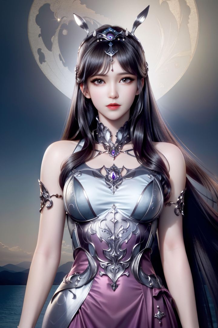 《[AI繪畫]國漫女主阿七.薔薇.高瑤.小舞.雲曦.應天王後.美杜莎》漫画 第04話