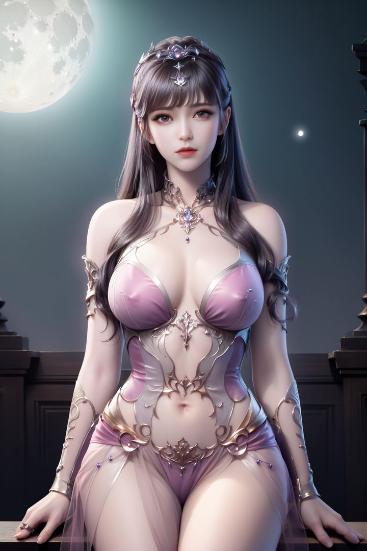 《[AI繪畫]國漫女主阿七.薔薇.高瑤.小舞.雲曦.應天王後.美杜莎》漫画 第04話