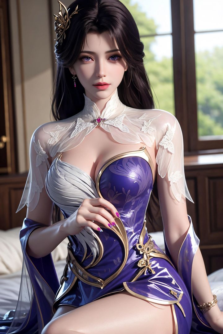 《[AI繪畫]國漫女主阿七.薔薇.高瑤.小舞.雲曦.應天王後.美杜莎》漫画 第06話