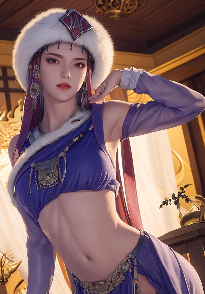 《[AI繪畫]國漫女主阿七.薔薇.高瑤.小舞.雲曦.應天王後.美杜莎》漫画 第07話