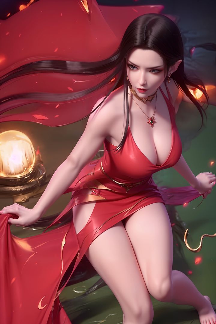 《[AI繪畫]國漫女主阿七.薔薇.高瑤.小舞.雲曦.應天王後.美杜莎》漫画 第07話