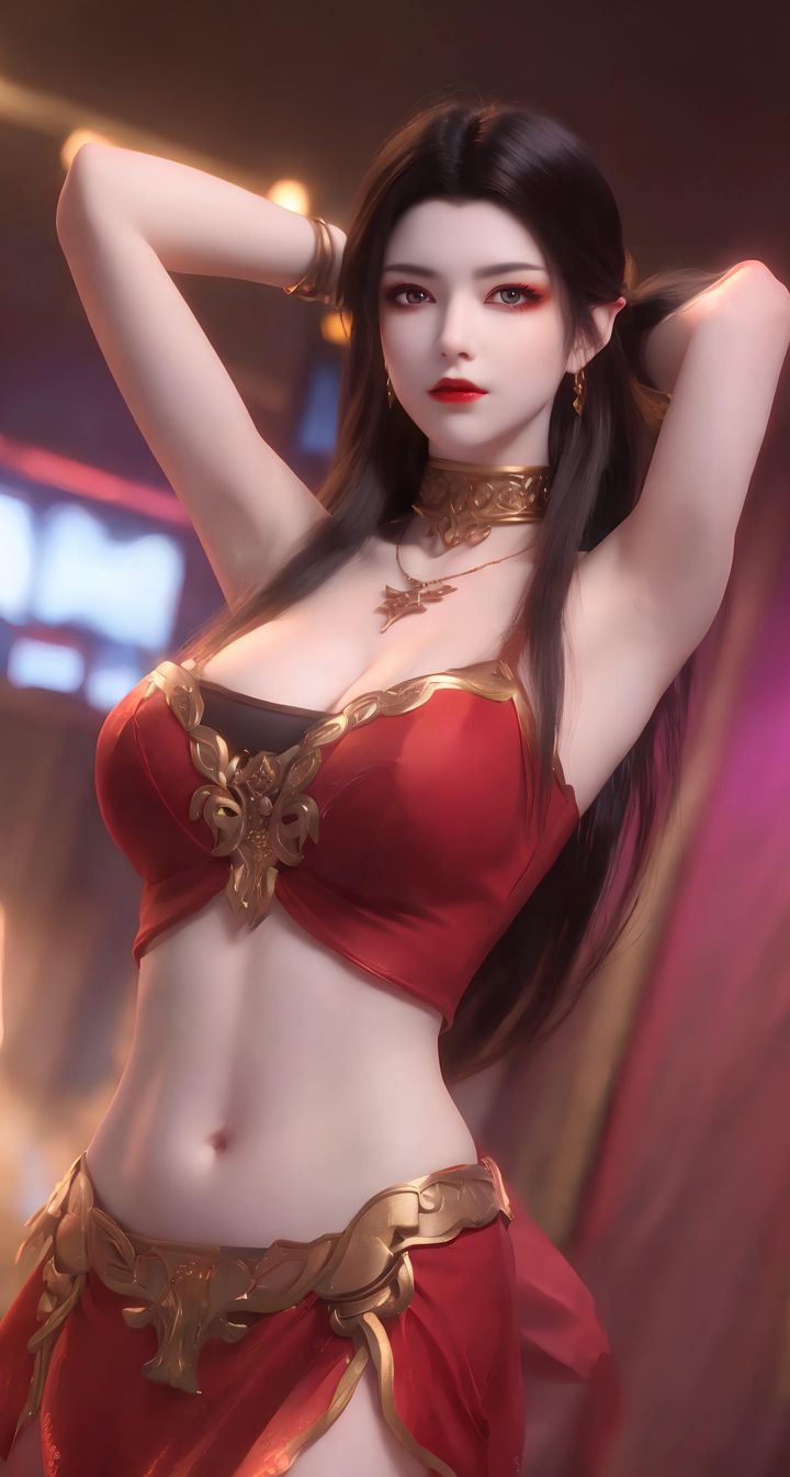 《[AI繪畫]國漫女主阿七.薔薇.高瑤.小舞.雲曦.應天王後.美杜莎》漫画 第08話