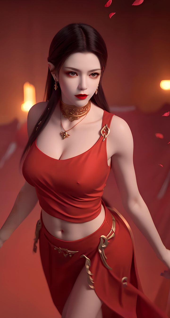 《[AI繪畫]國漫女主阿七.薔薇.高瑤.小舞.雲曦.應天王後.美杜莎》漫画 第08話