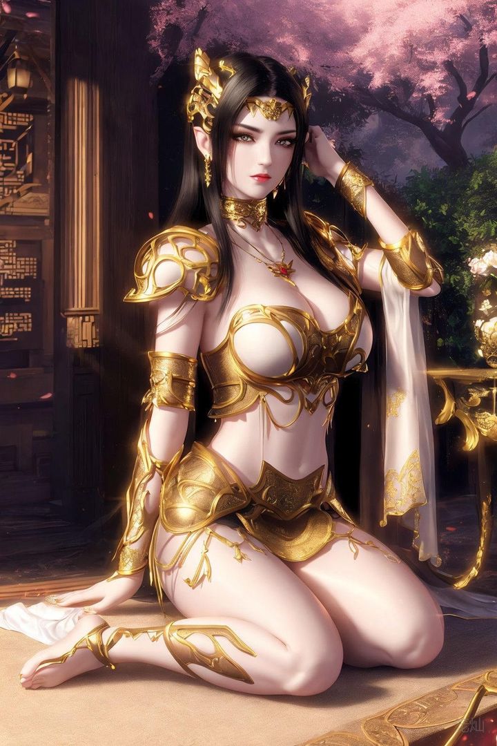 《[AI繪畫]國漫女主阿七.薔薇.高瑤.小舞.雲曦.應天王後.美杜莎》漫画 第08話