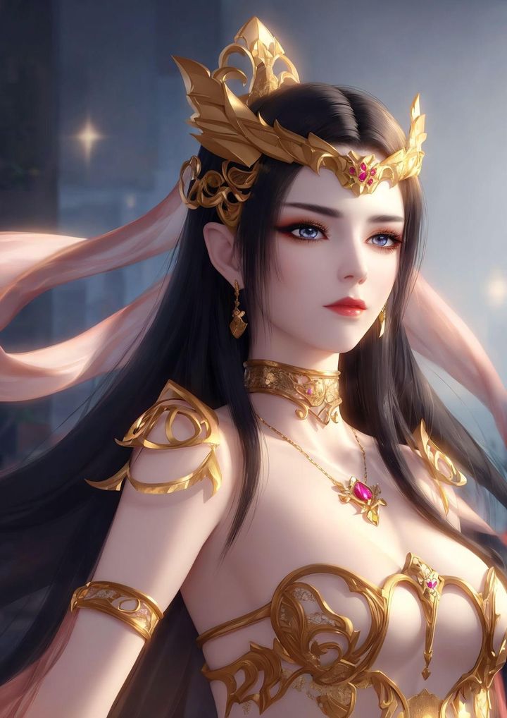 《[AI繪畫]國漫女主阿七.薔薇.高瑤.小舞.雲曦.應天王後.美杜莎》漫画 第08話