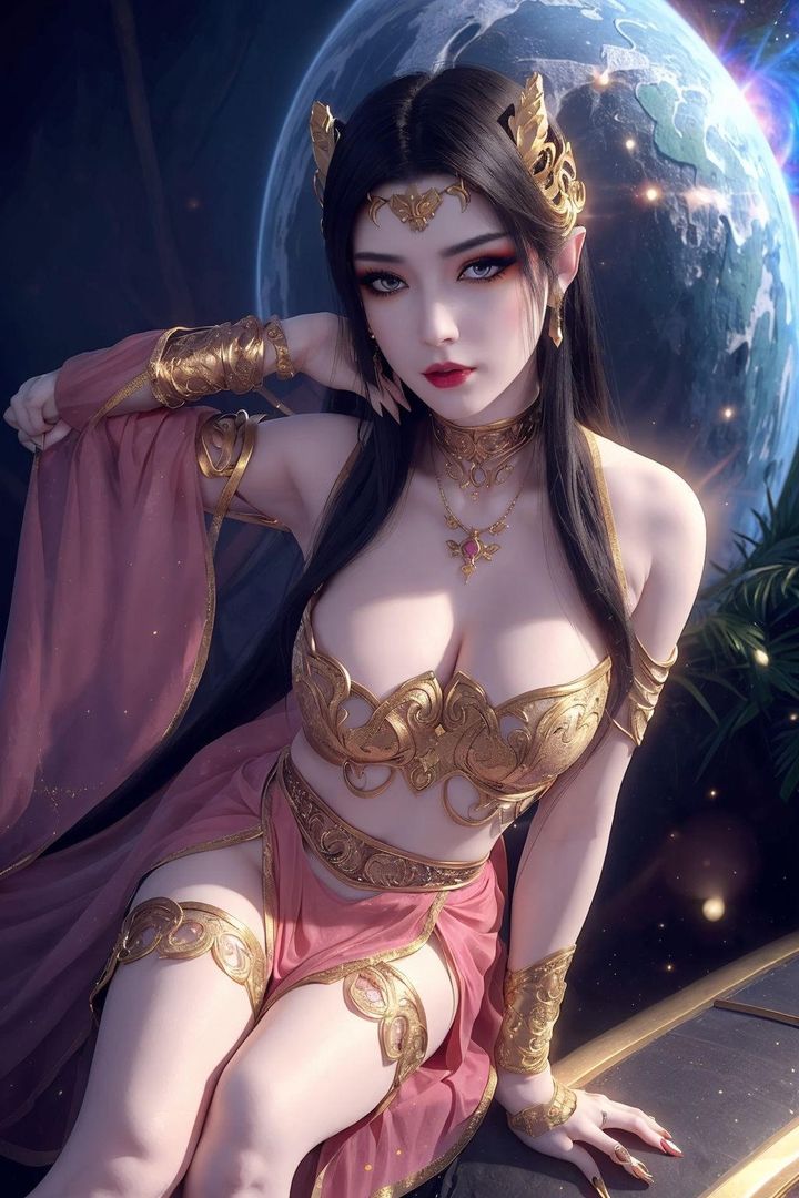 《[AI繪畫]國漫女主阿七.薔薇.高瑤.小舞.雲曦.應天王後.美杜莎》漫画 第08話