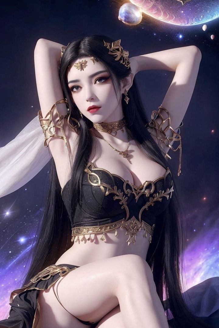 《[AI繪畫]國漫女主阿七.薔薇.高瑤.小舞.雲曦.應天王後.美杜莎》漫画 第08話