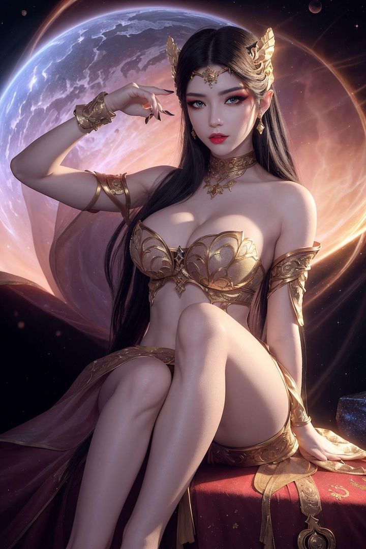 《[AI繪畫]國漫女主阿七.薔薇.高瑤.小舞.雲曦.應天王後.美杜莎》漫画 第08話