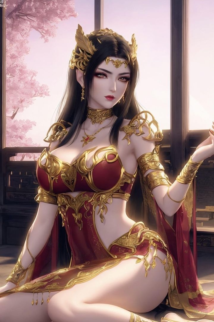 《[AI繪畫]國漫女主阿七.薔薇.高瑤.小舞.雲曦.應天王後.美杜莎》漫画 第08話