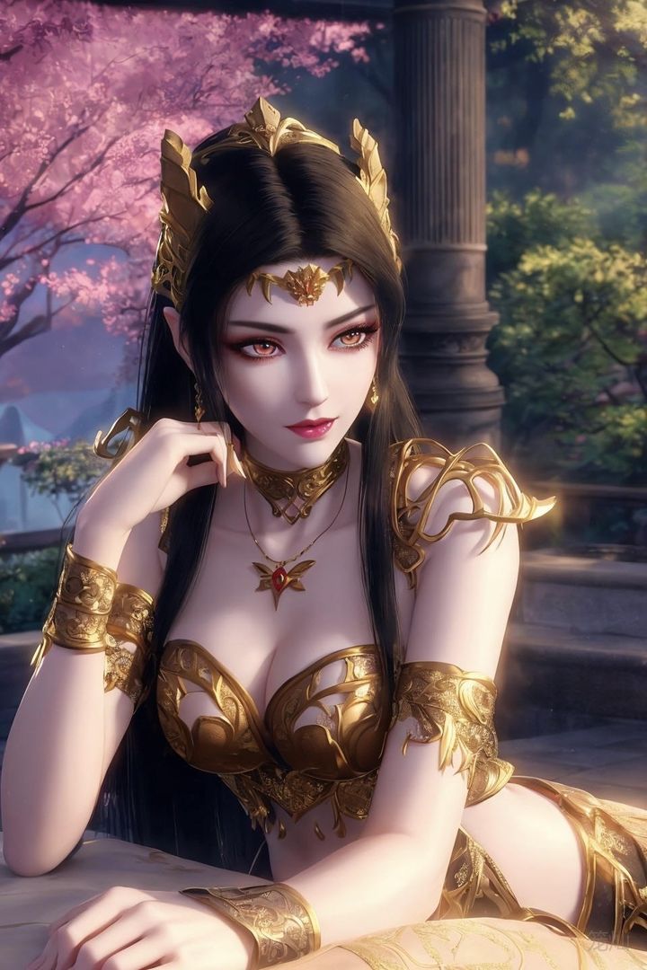 《[AI繪畫]國漫女主阿七.薔薇.高瑤.小舞.雲曦.應天王後.美杜莎》漫画 第08話