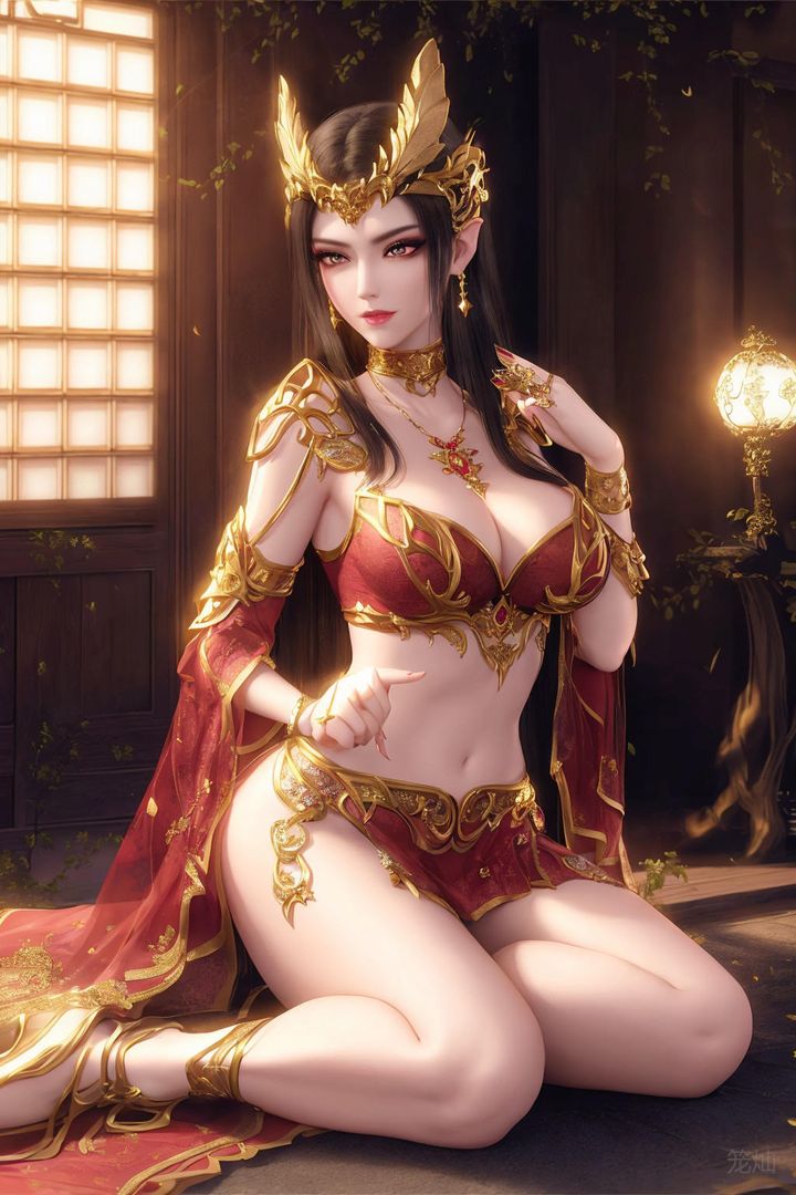 《[AI繪畫]國漫女主阿七.薔薇.高瑤.小舞.雲曦.應天王後.美杜莎》漫画 第08話
