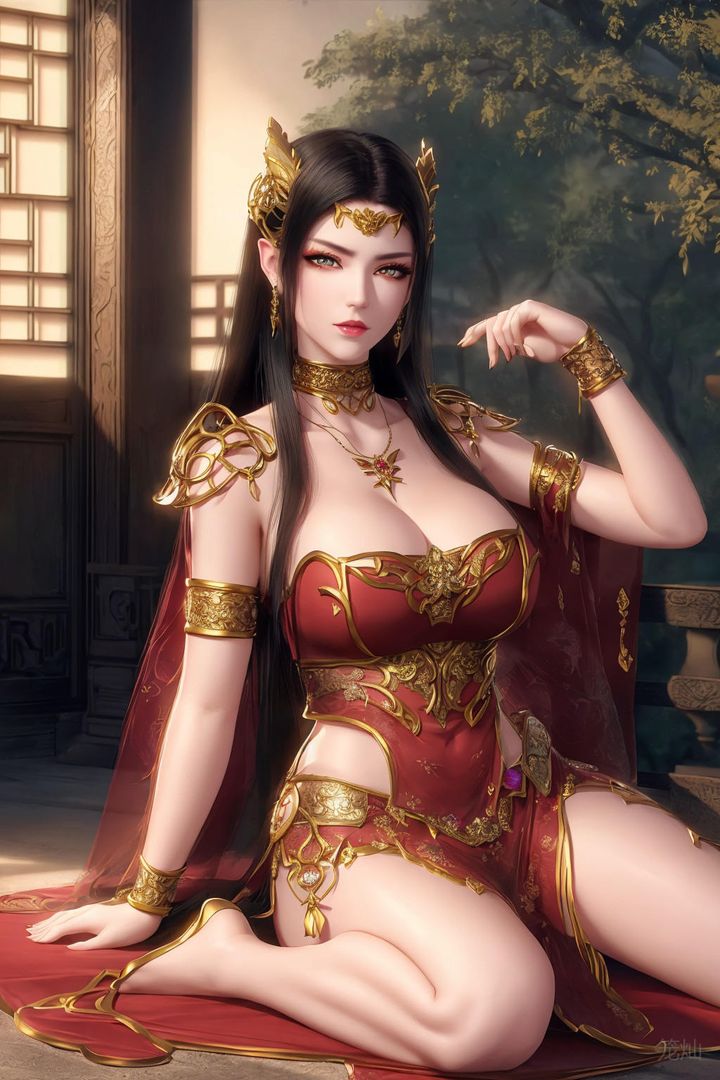 《[AI繪畫]國漫女主阿七.薔薇.高瑤.小舞.雲曦.應天王後.美杜莎》漫画 第08話