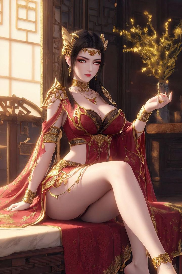 《[AI繪畫]國漫女主阿七.薔薇.高瑤.小舞.雲曦.應天王後.美杜莎》漫画 第08話