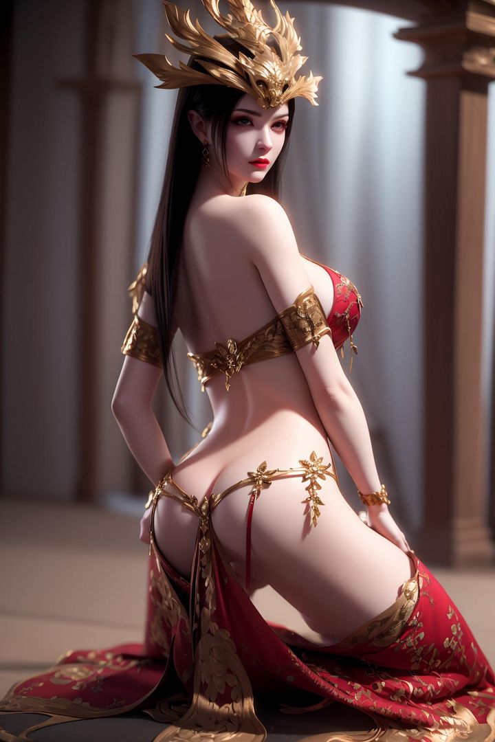 《[AI繪畫]國漫女主阿七.薔薇.高瑤.小舞.雲曦.應天王後.美杜莎》漫画 第09話