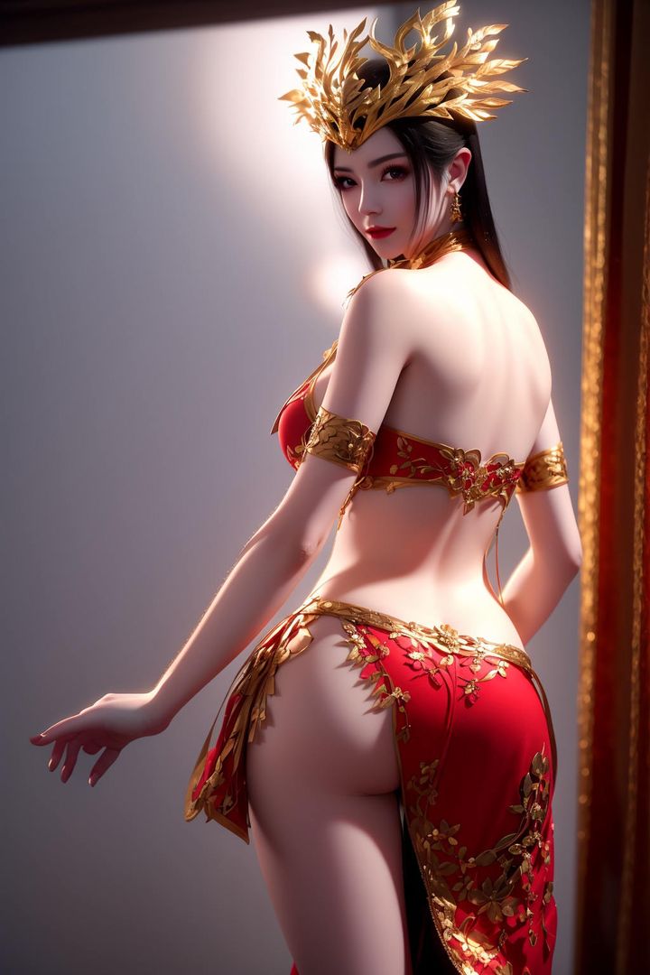 《[AI繪畫]國漫女主阿七.薔薇.高瑤.小舞.雲曦.應天王後.美杜莎》漫画 第09話