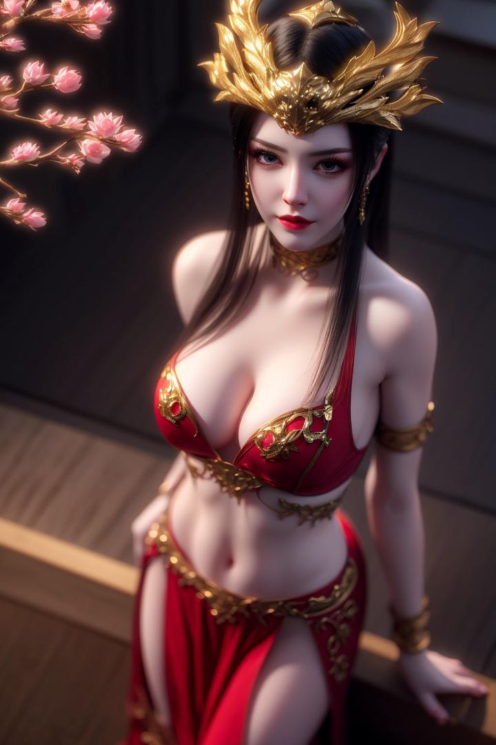 《[AI繪畫]國漫女主阿七.薔薇.高瑤.小舞.雲曦.應天王後.美杜莎》漫画 第09話