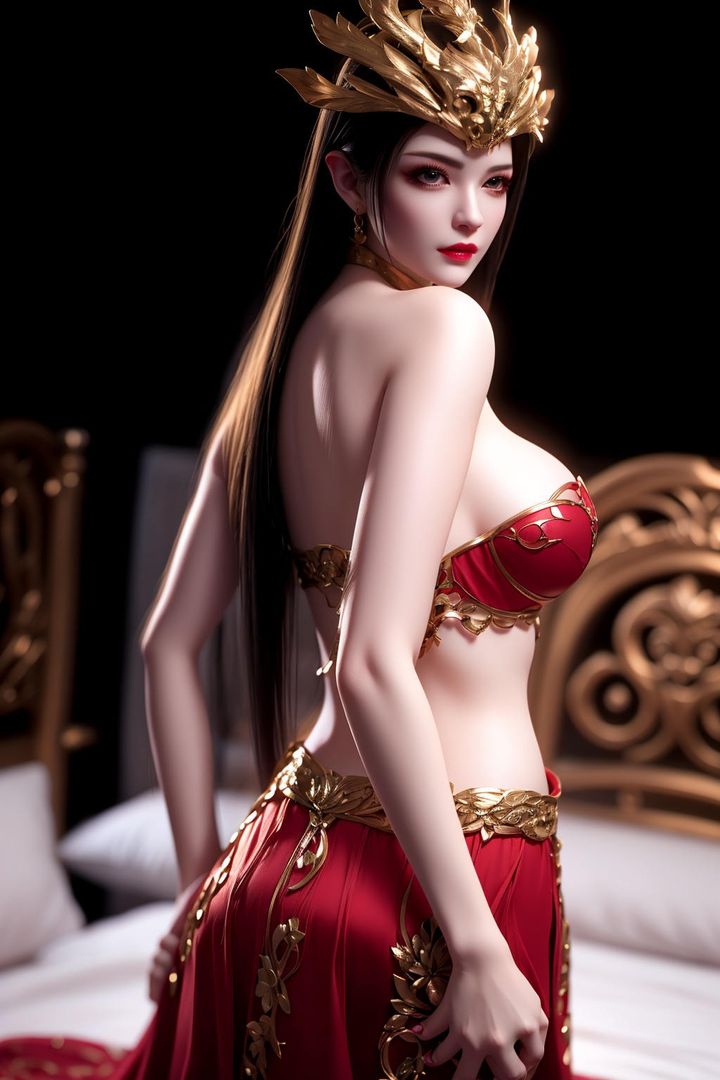《[AI繪畫]國漫女主阿七.薔薇.高瑤.小舞.雲曦.應天王後.美杜莎》漫画 第09話