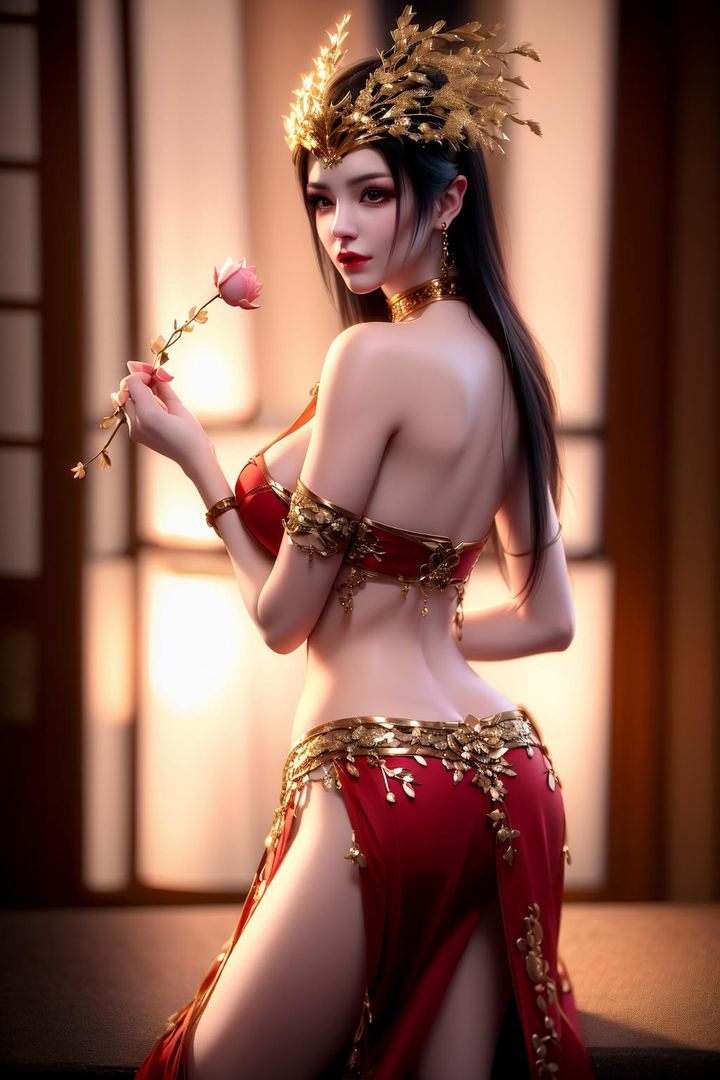 《[AI繪畫]國漫女主阿七.薔薇.高瑤.小舞.雲曦.應天王後.美杜莎》漫画 第09話