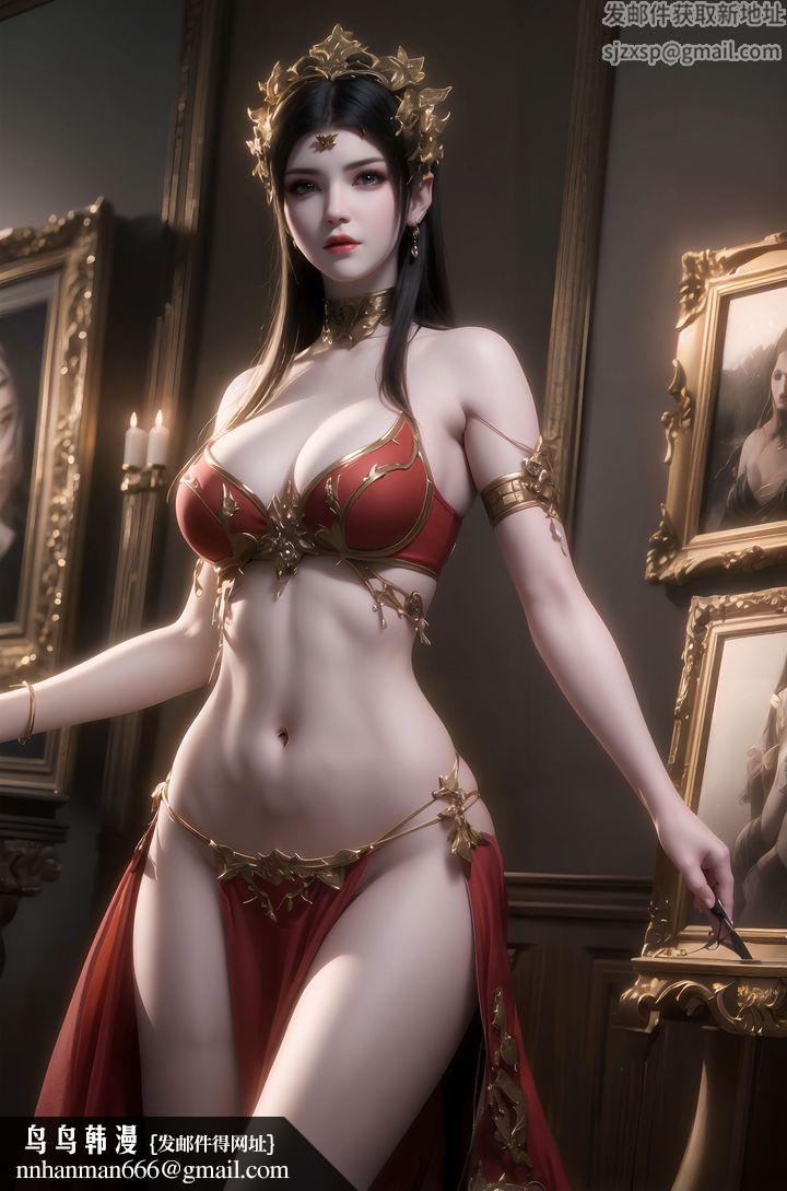 《[AI繪畫]國漫女主阿七.薔薇.高瑤.小舞.雲曦.應天王後.美杜莎》漫画 第09話
