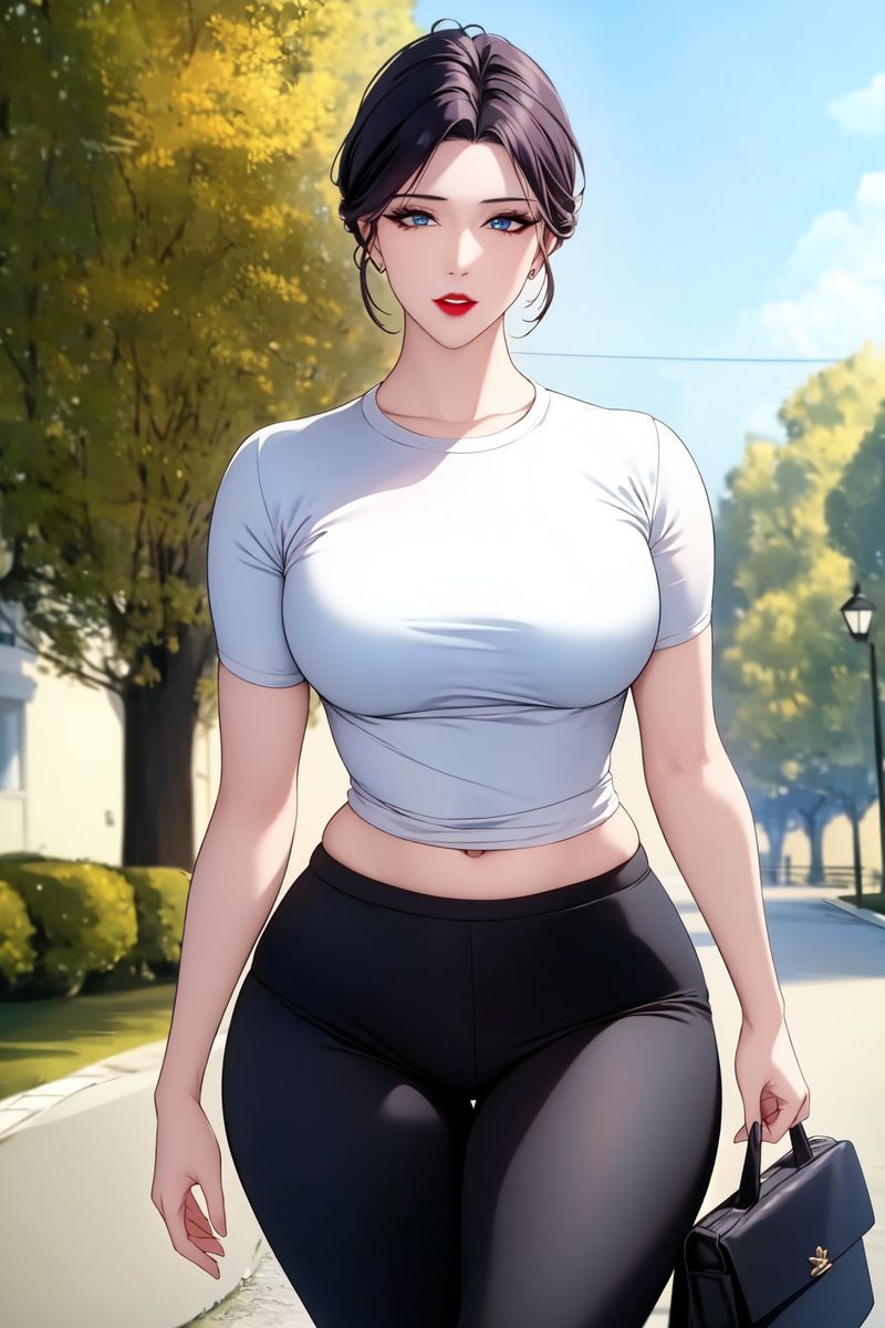 《[AI繪畫]美人母親整合肉嫁高柳傢》漫画 第01話
