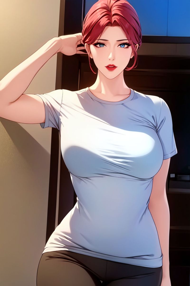 《[AI繪畫]美人母親整合肉嫁高柳傢》漫画 第01話