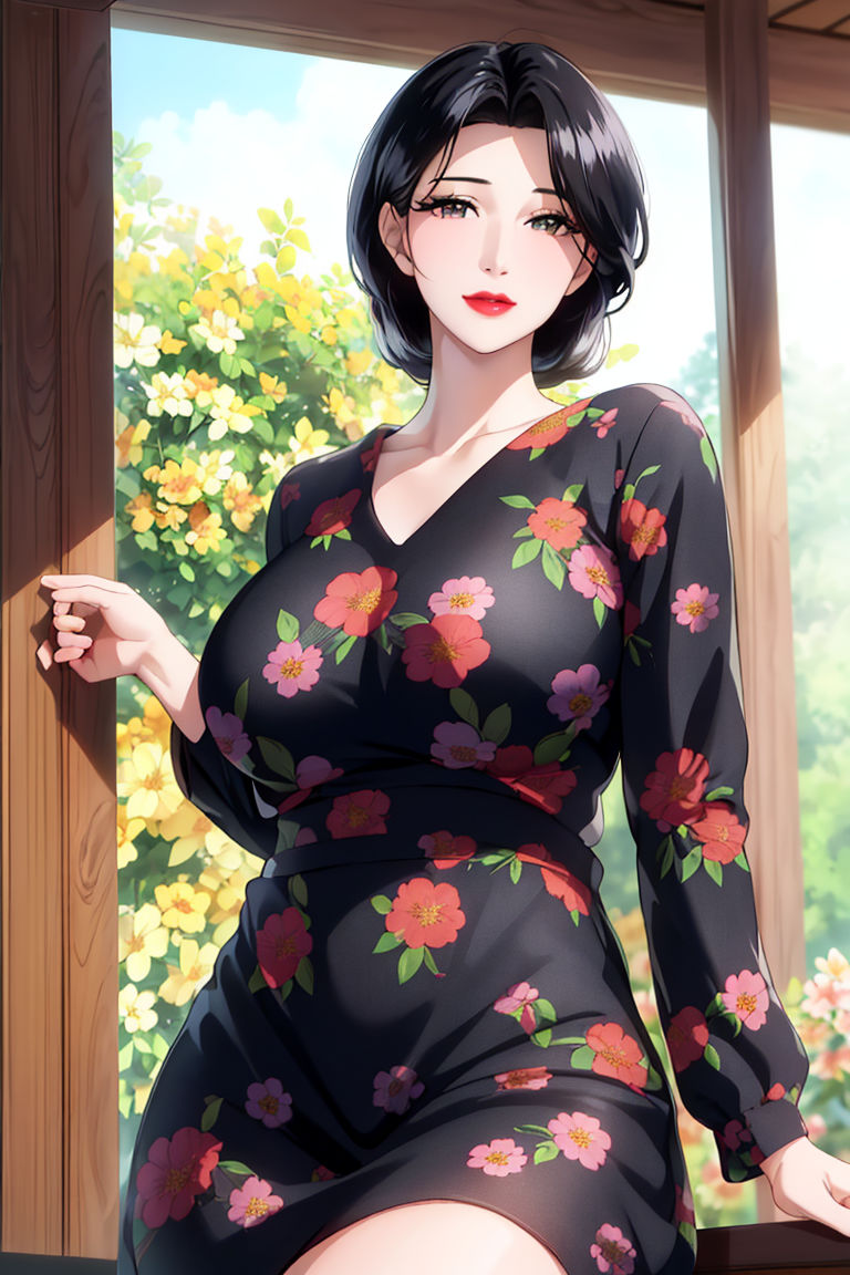 《[AI繪畫]美人母親整合肉嫁高柳傢》漫画 第01話