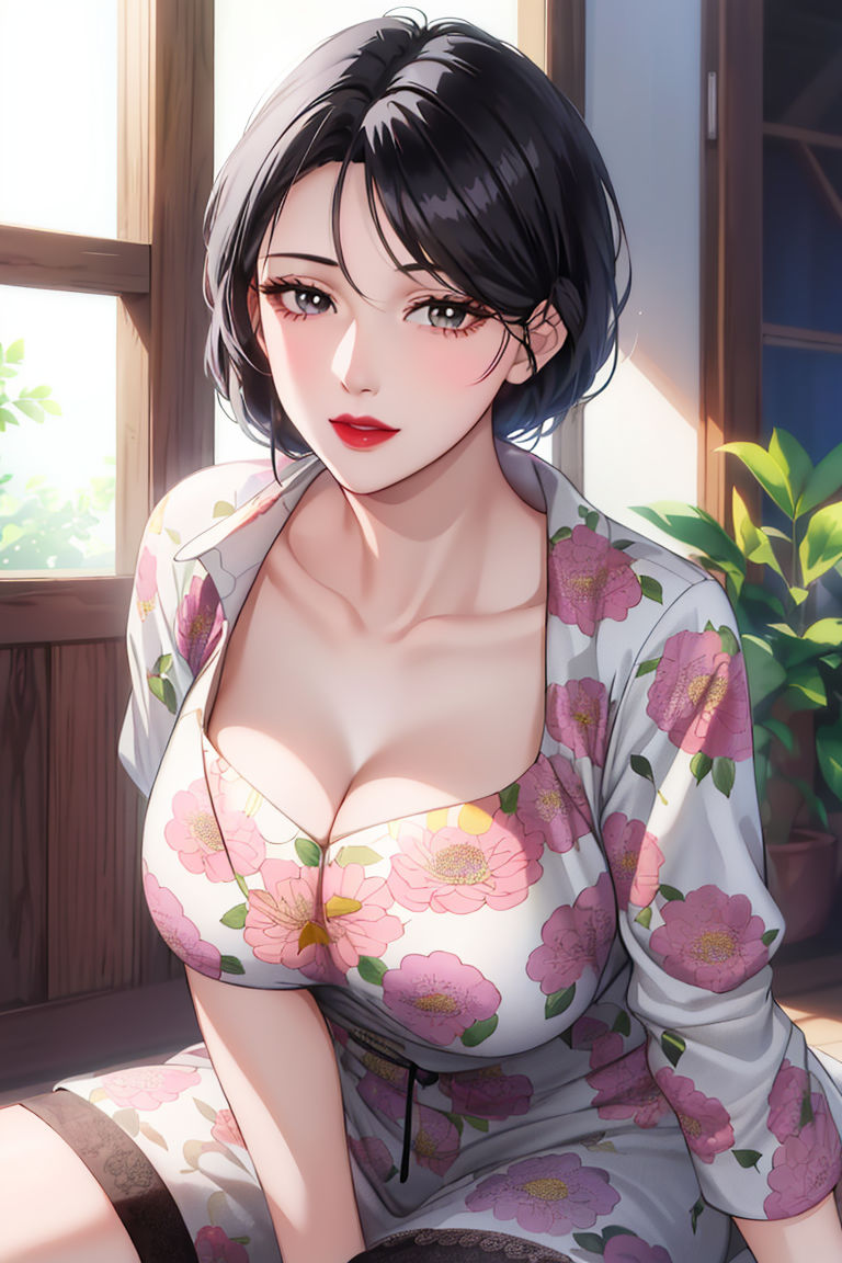 《[AI繪畫]美人母親整合肉嫁高柳傢》漫画 第01話
