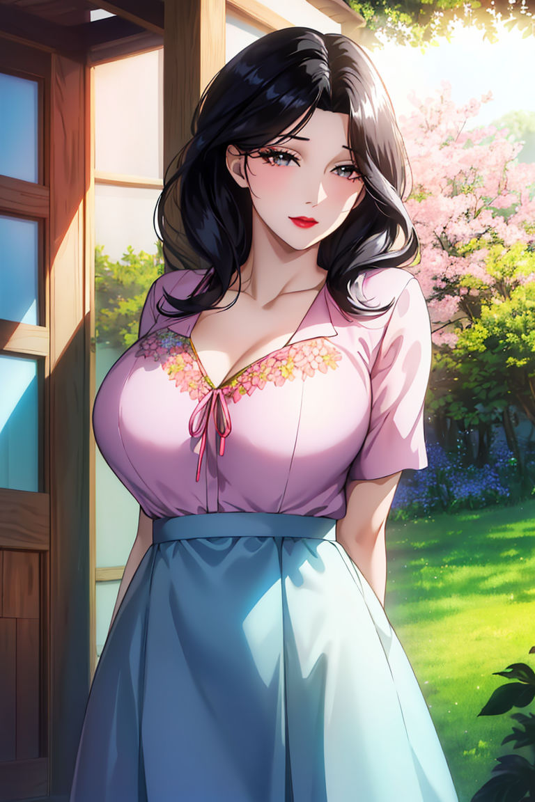 《[AI繪畫]美人母親整合肉嫁高柳傢》漫画 第01話