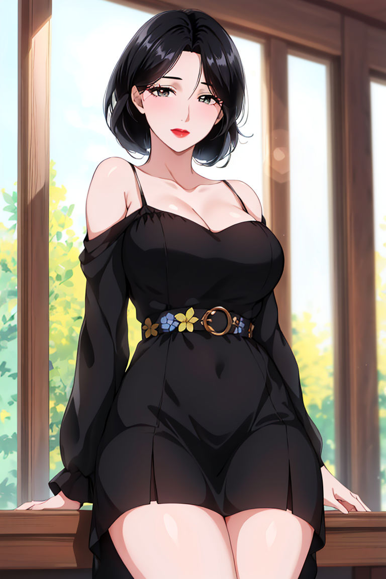 《[AI繪畫]美人母親整合肉嫁高柳傢》漫画 第01話