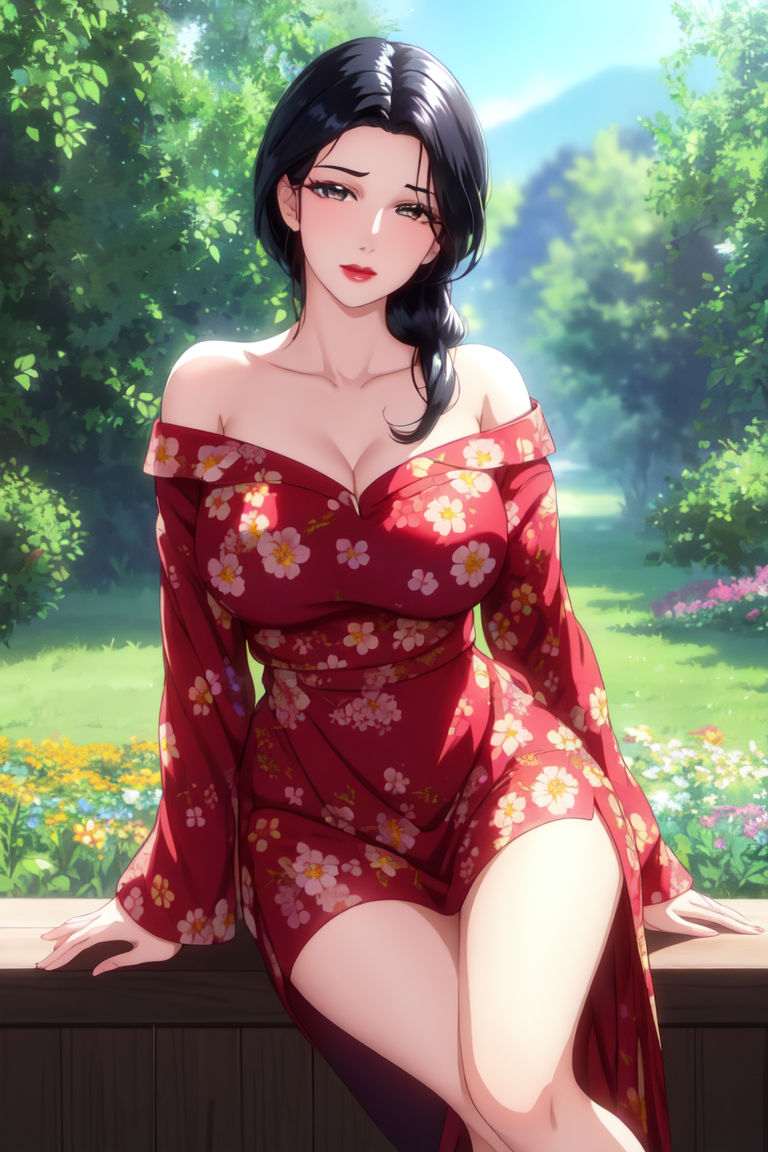 《[AI繪畫]美人母親整合肉嫁高柳傢》漫画 第01話