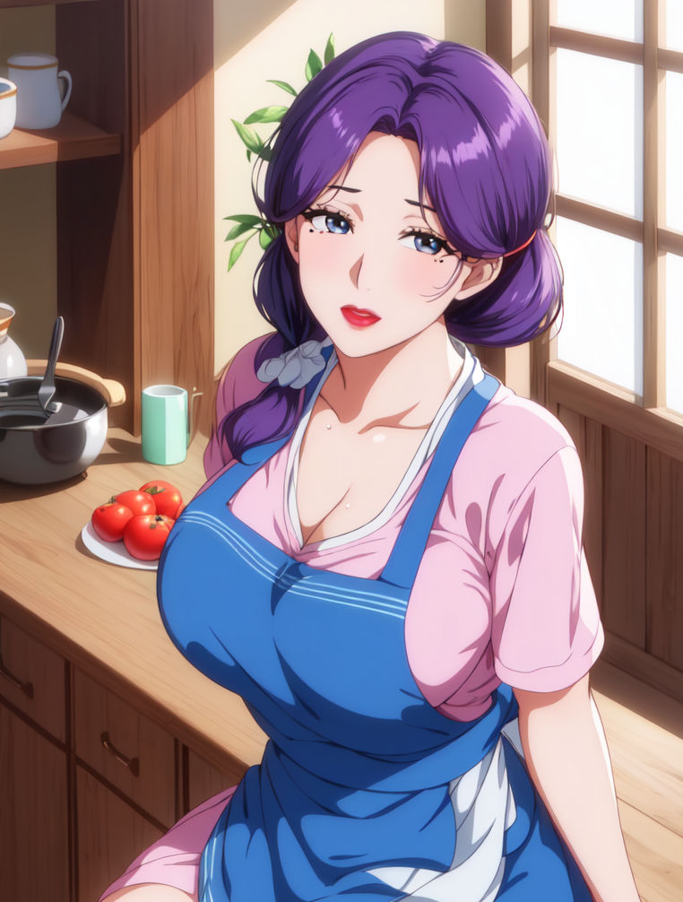 《[AI繪畫]美人母親整合肉嫁高柳傢》漫画 第01話